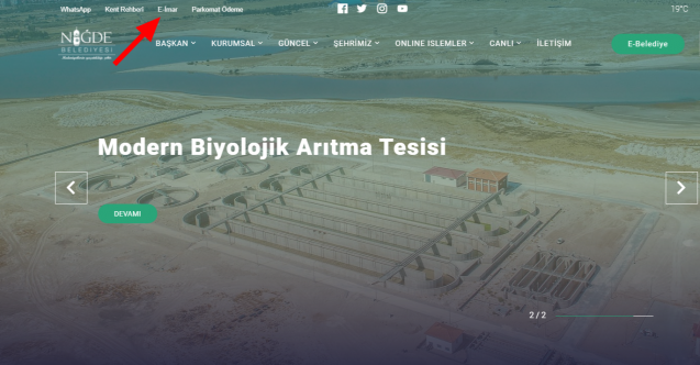 Niğde Belediyesi’nden plan askı ve e-imar uygulaması