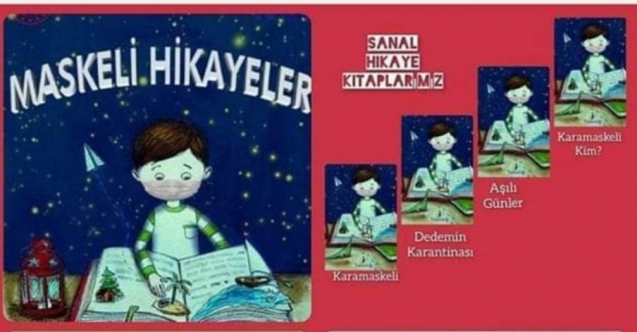 Veli Bengü İlkokulunda maskeli hikayeler e-Twinning projesi