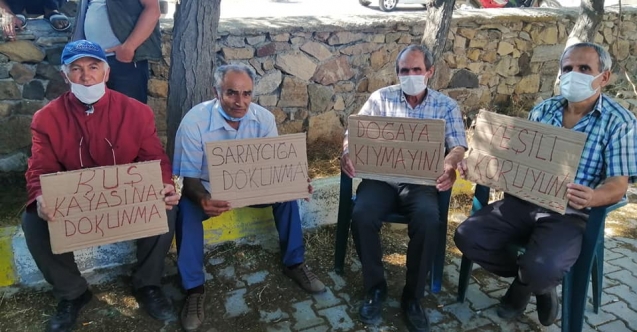 Komşu köylerin maden ocağı mücadelesi