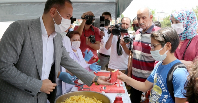 Niğde Belediyesi’nden patates kızartması