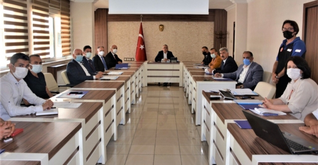 Afet yardım komisyonu toplandı