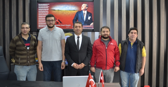 Bor basınından Müdür Özkan'a ziyaret