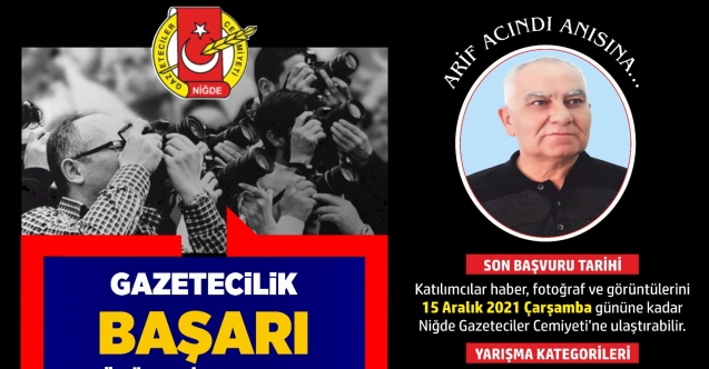NGC'den Niğde basın ödülleri yarışması