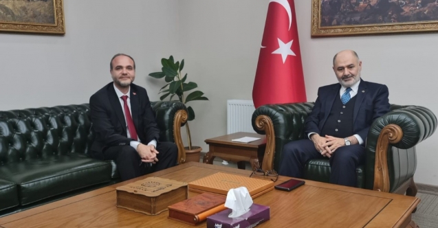 Rektör Uslu'dan Kavaklıoğlu'na ziyaret