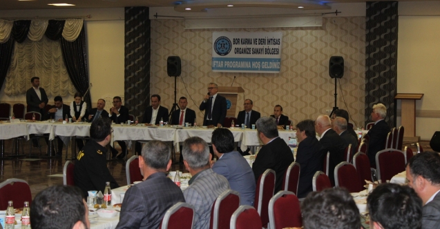 BOR O.S.B SANAYİCİLERİ İFTAR YEMEĞİNDE BULUŞTU