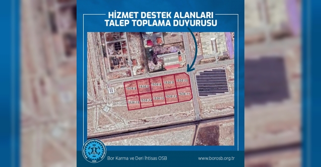 HİZMET DESTEK ALANLARI TALEP TOPLAMA DUYURUSU