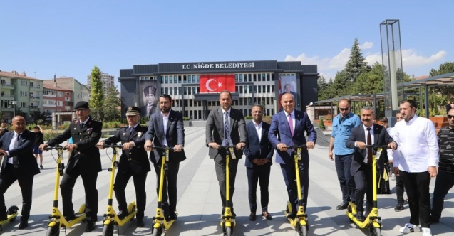TAZI E-SCOOTER ARTIK NİĞDE'DE