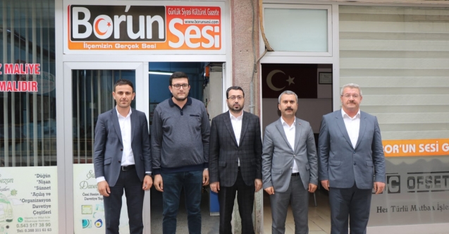 AK PARTİ'DEN GAZETEMİZE ZİYARET