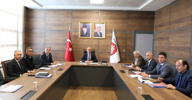 ÜNİVERSİTE GÜVENLİK TOPLANTISI YAPILDI