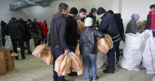 BOR TEK YÜREK OLDU! YARDIMLAR YERİNE ULAŞTI
