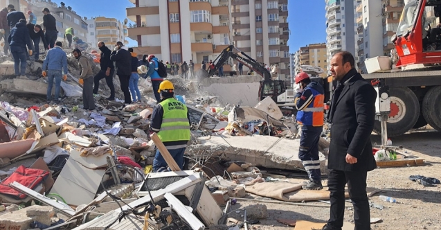 VEKİLLER AFET BÖLGESİNDE