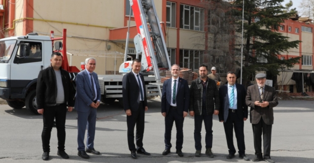 REKTÖR USLU VE BAŞKAN BARAN BOR SAĞLIK BİLİMLERİ FAKÜLTESİ ALANINI İNCELEDİ