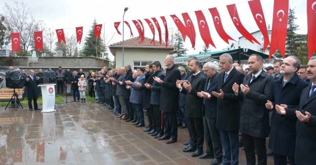 ŞEHİTLERİMİZİ SAYGI VE MİNNETLE ANDIK