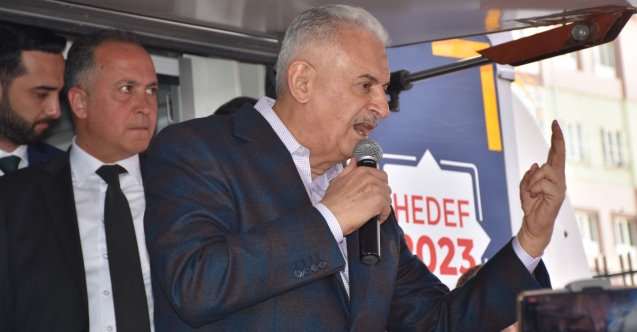 BİNALİ YILDIRIM NİĞDE'DE MİLLET İTTİFAKINI ELEŞTİRDİ