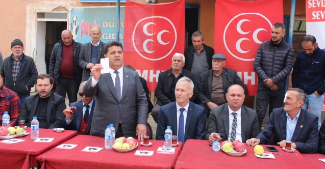 MHP NİĞDE MİLLETVEKİLİ ADAYI CUMALİ İNCE’YE KÖYLERDE İLGİ BÜYÜK