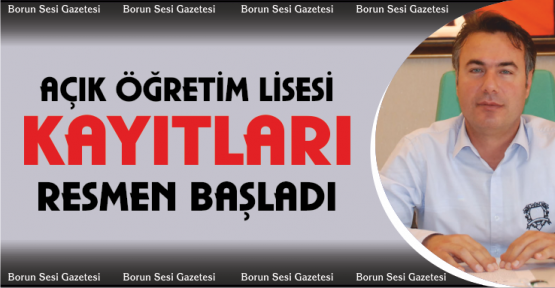 Açık Öğretim Lisesi Kayıtları Başladı