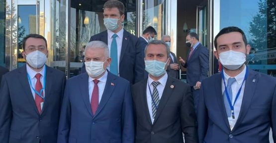 Ak Parti Niğde heyeti Yıldırım ile bir araya geldi