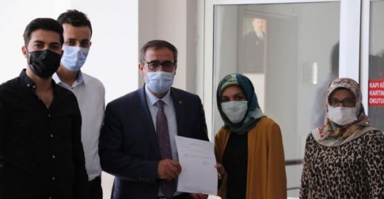 Başkan Mehmet Ali Şafak Mazbatasını Aldı