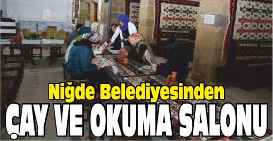 Belediyeden Çay ve Okuma Salonu