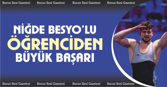 Besyo Öğrencisinden Büyük Başarı
