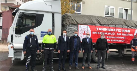 Bor İzmir İçin Tek Yürek Oldu