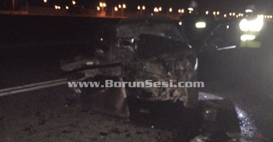 Bor'da Kaza: 1 Ölü, 1 Yaralı