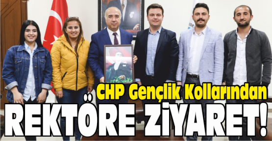 CHP Gençlik Kollarından Rektöre ziyaret