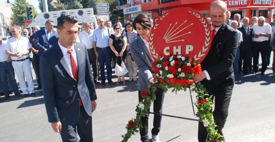 CHP’nin Kuruluş Yıldönümü Törenle Kutlandı