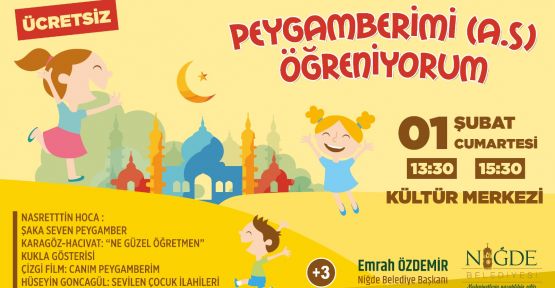 Çocuklar Peygamberimizin Hayatını Öğrenecek
