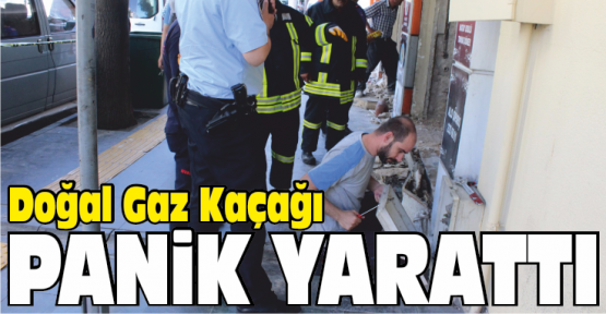 Doğal Gaz Kaçağı Paniğe Neden Oldu
