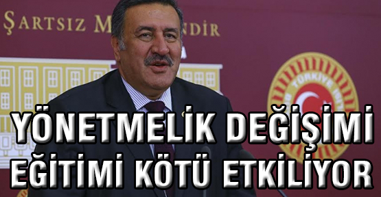 Gürer, Sürekli değiştirilen yönetmelik eğitimin kalitesini düşürüyor