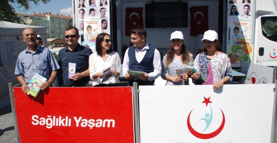 Halk Sağlığından Sağlık Haftası Standı