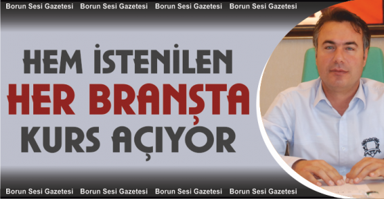 HEM İstenilen Her Branşta Kurs Açıyor