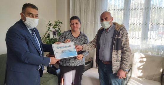 Hizmet-İş’ten O Aileye 50 Bin TL