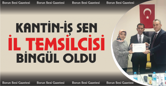 Kantin İş Sen Niğde İl Temsilcisi Saliha Bingül oldu