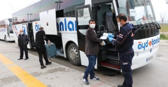 Karantina'yı Tamamlayanlar Memleketlerine Gönderiliyor