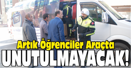 Kentkart Öğrenci Kontrol Sistemi İle Öğrenciler Araçta Unutulmayacak