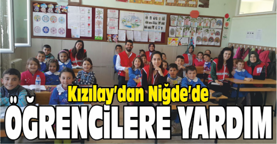 Kızılay'dan Öğrencilere Kıyafet Yardımı
