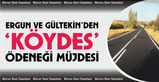 KÖYDES’den 18 milyon 625 Bin TL‘lik ödenek