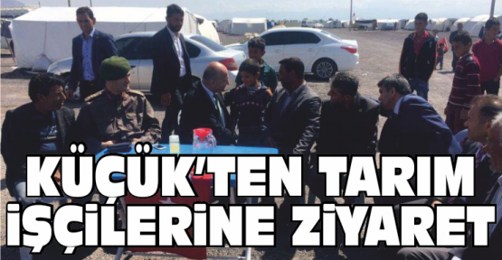 Mevsimlik Tarım İşçileri Yerleşim Yerini Ziyaret