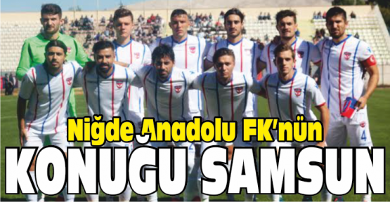 Niğde Anadolu Fk Pazar Günü Samsunspor’u Ağırlayacak