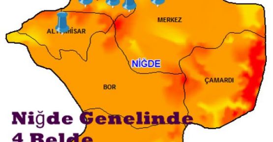 Niğde Genelinde 4 Belde 2 Köy Karantinada