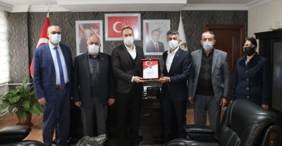 Niğde Şehit Aileleri Derneği’nden Başkan Özdemir’e Ziyaret