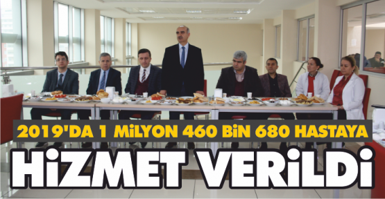 Niğde’de 2019 Yılında 1 Milyon 460 Bin 680 Hastaya Hizmet Verildi