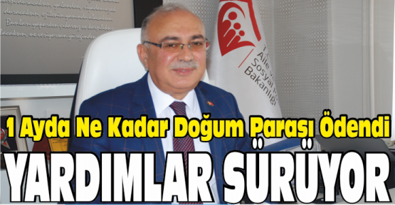 Niğde’de Bir Ayda 181 Bin 337 TL Doğum Yardımı Yapıldı