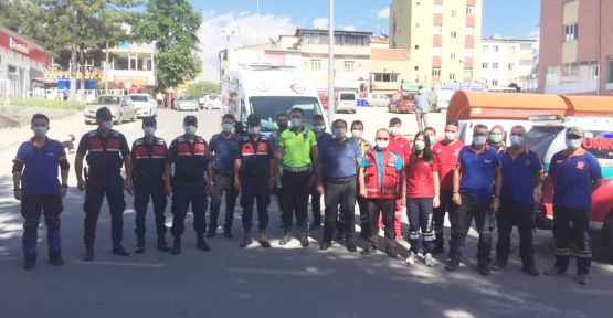 Niğde'de Deprem Tatbikatı