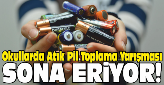 Niğde’de Okullarda Atık Pil Toplama Yarışması Sona Eriyor