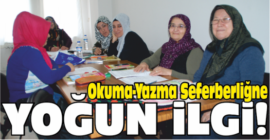 Niğde’de Okuma-Yazma Seferberliğine Yoğun İlgi