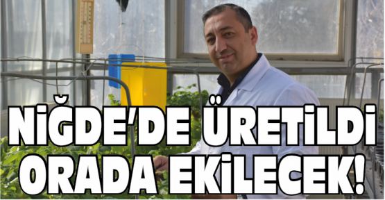 Niğde'de Üretildi, Eskişehir'de Ekilecek
