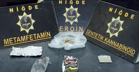 Niğde'de Uyuşturucu Operasyonları Devam Ediyor